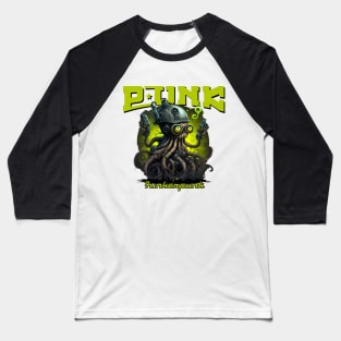 PUNK Space Octopus Baseball T-Shirt